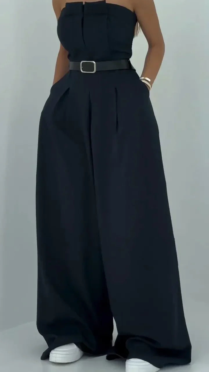 Éclat Ensemble – Tailored Bustier, Blazer & Trouser Set