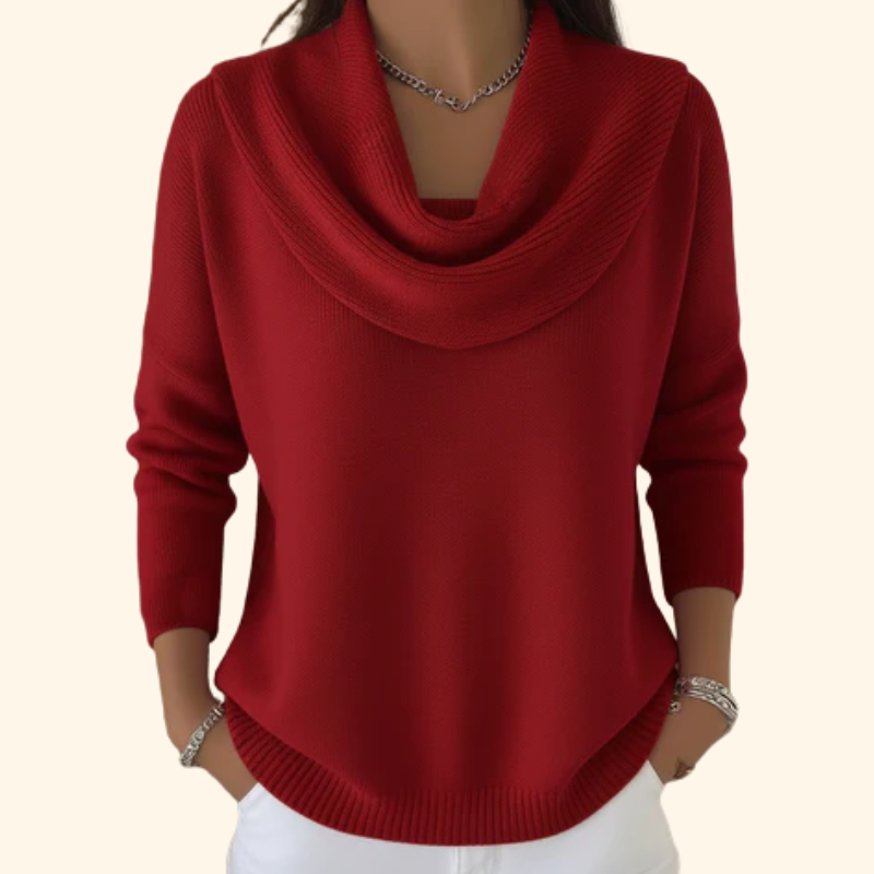 Eliza - Elegant Cowl Neck Sweater
