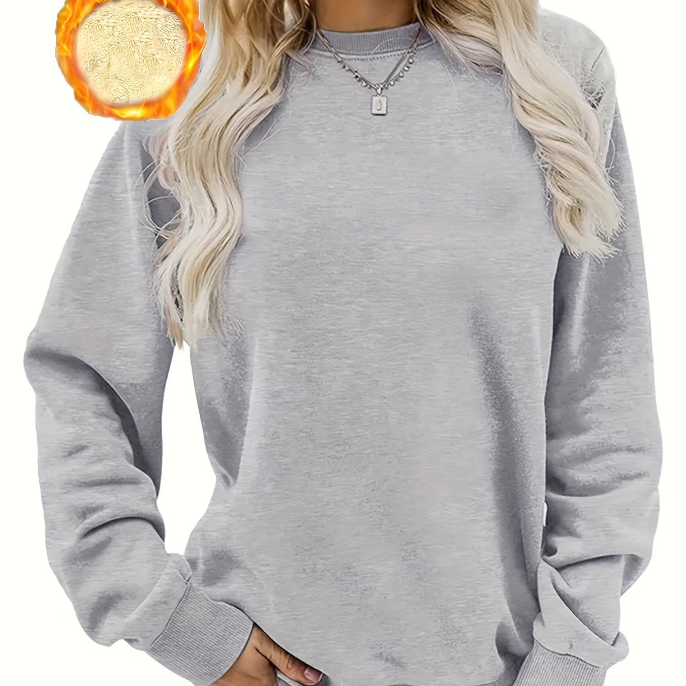 Mila - Winter Pullover Thermal Sweatshirt