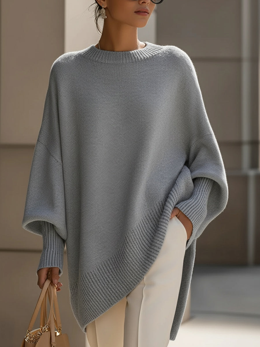 Alina - Elegant Asymmetric Pullover