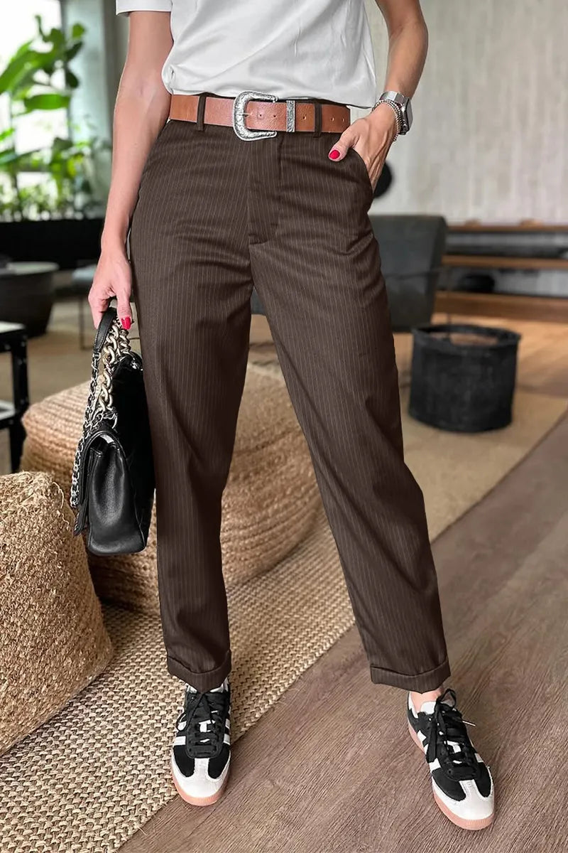 Elara - High-Waist Tailored Pants