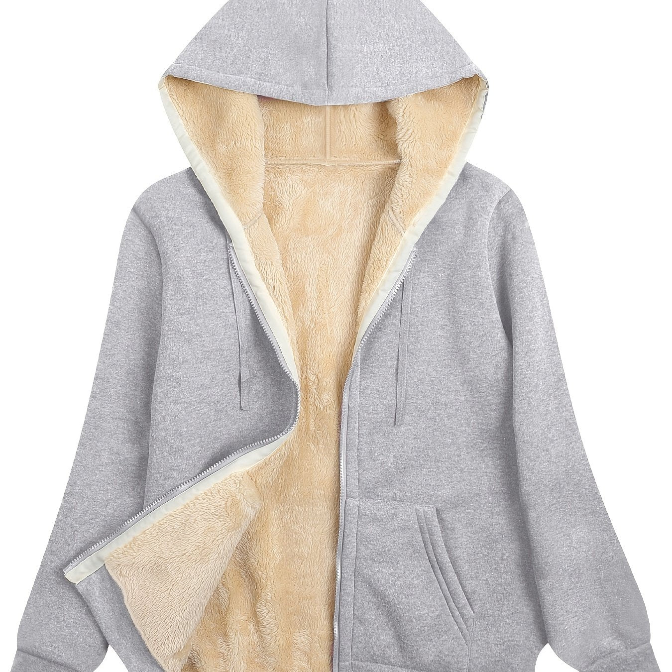Luna - Warm Zip-Up Jacket with Hood