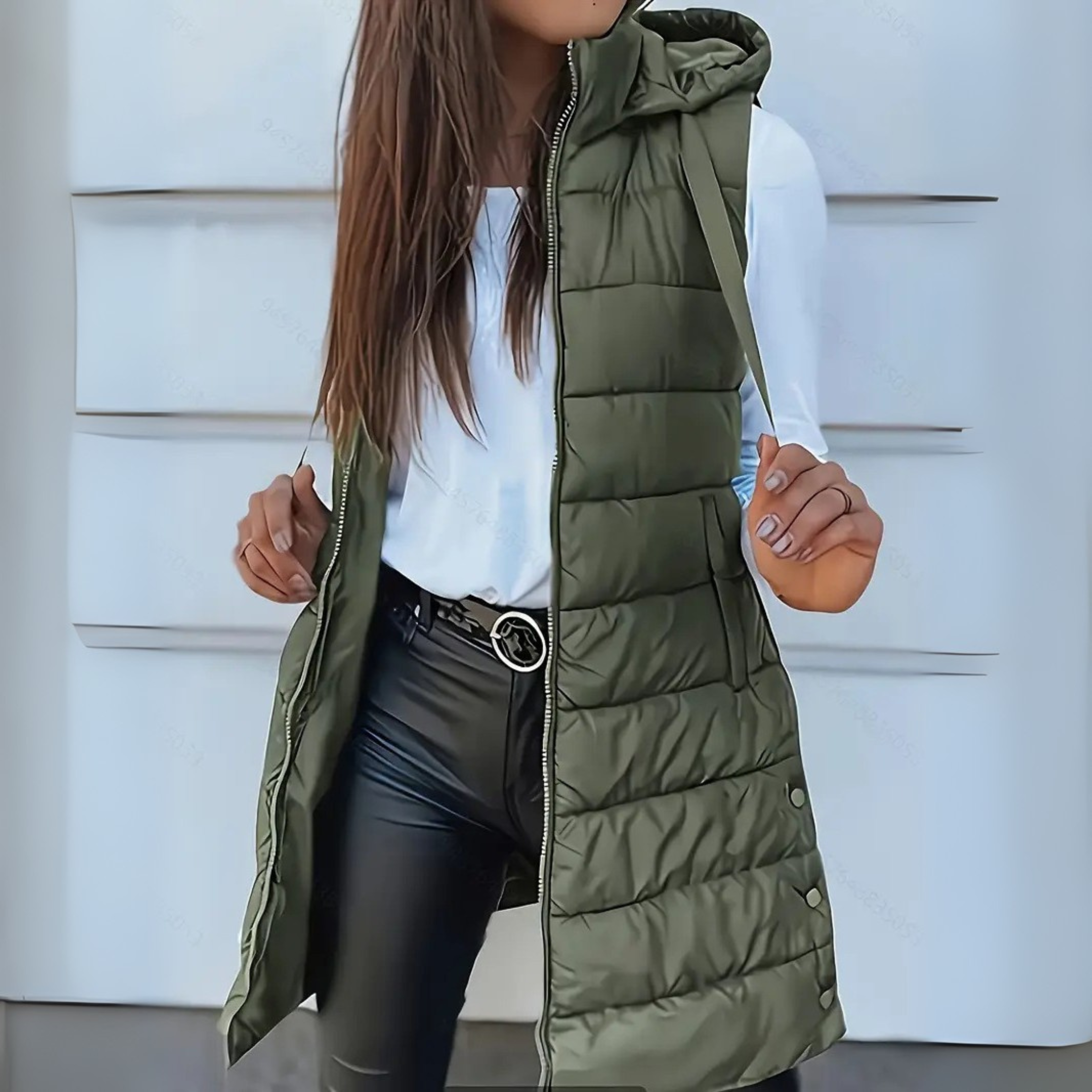 Rain - Long Puffer Vest