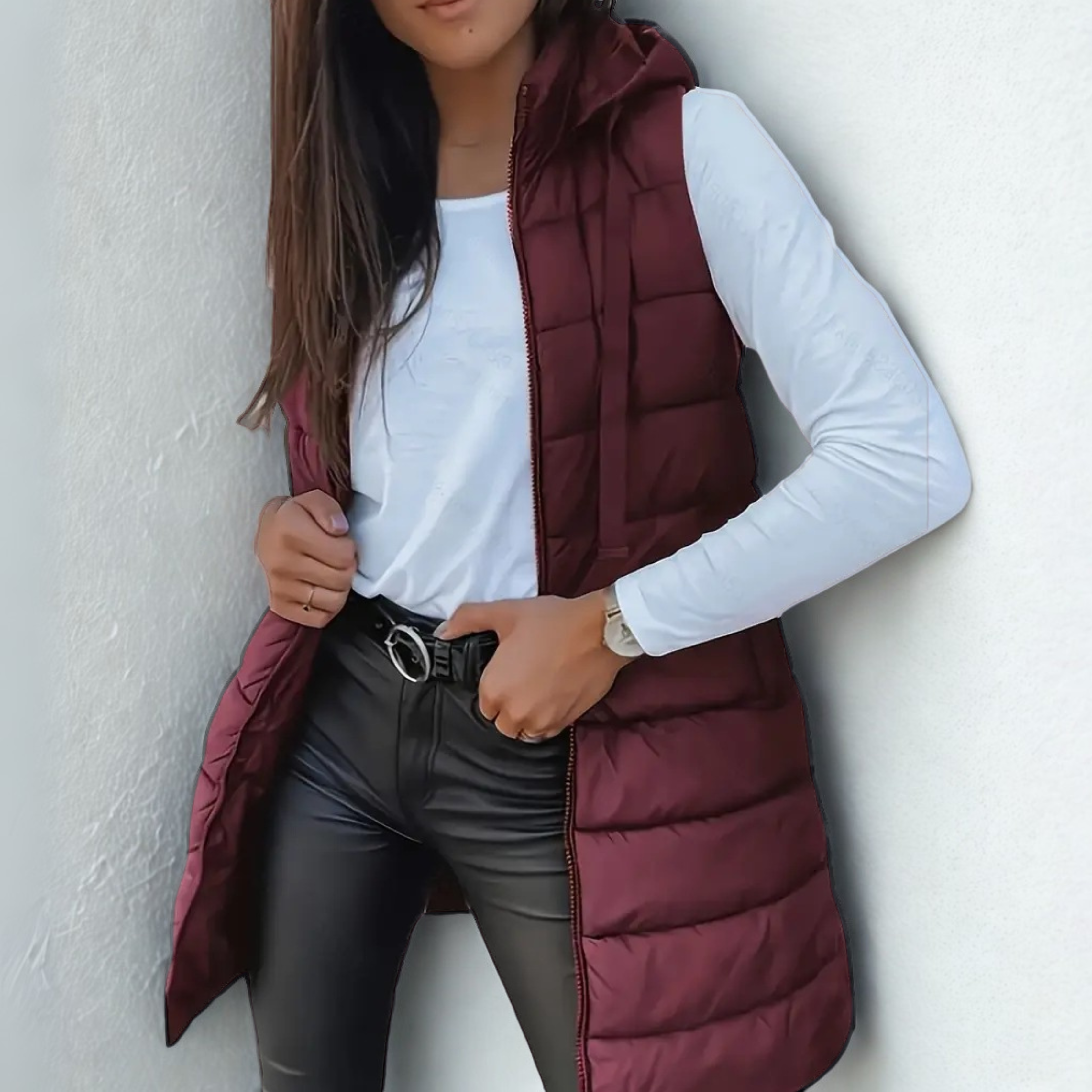 Rain - Long Puffer Vest