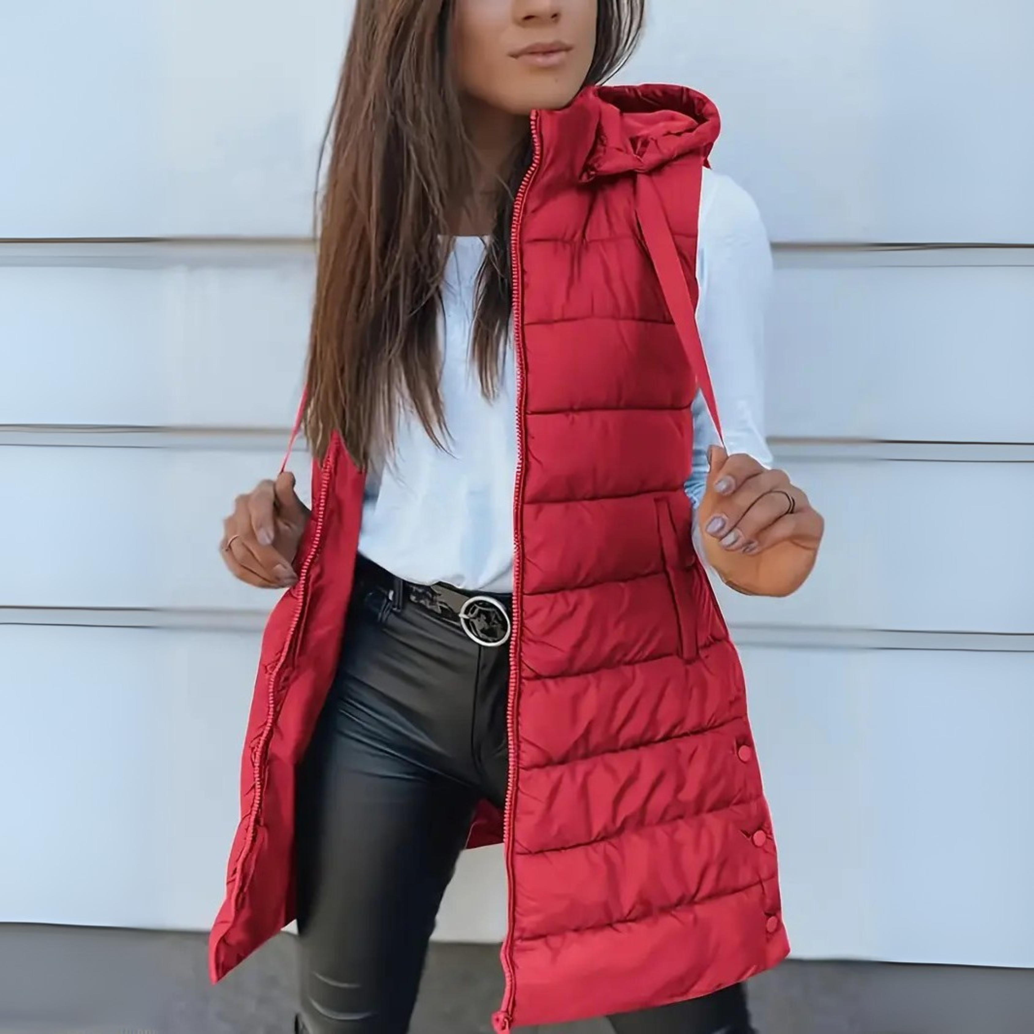 Rain - Long Puffer Vest
