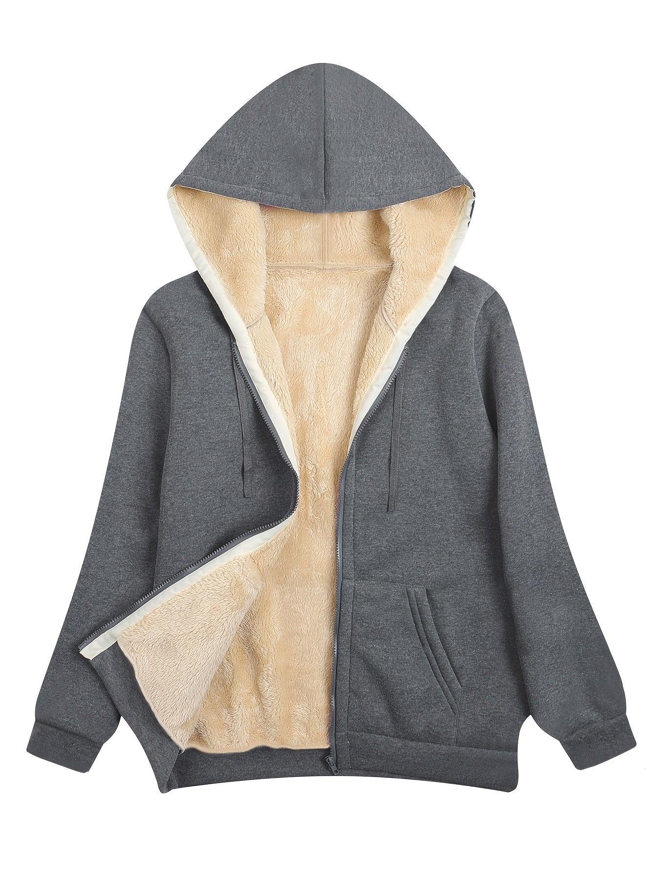 Luna - Warm Zip-Up Jacket with Hood