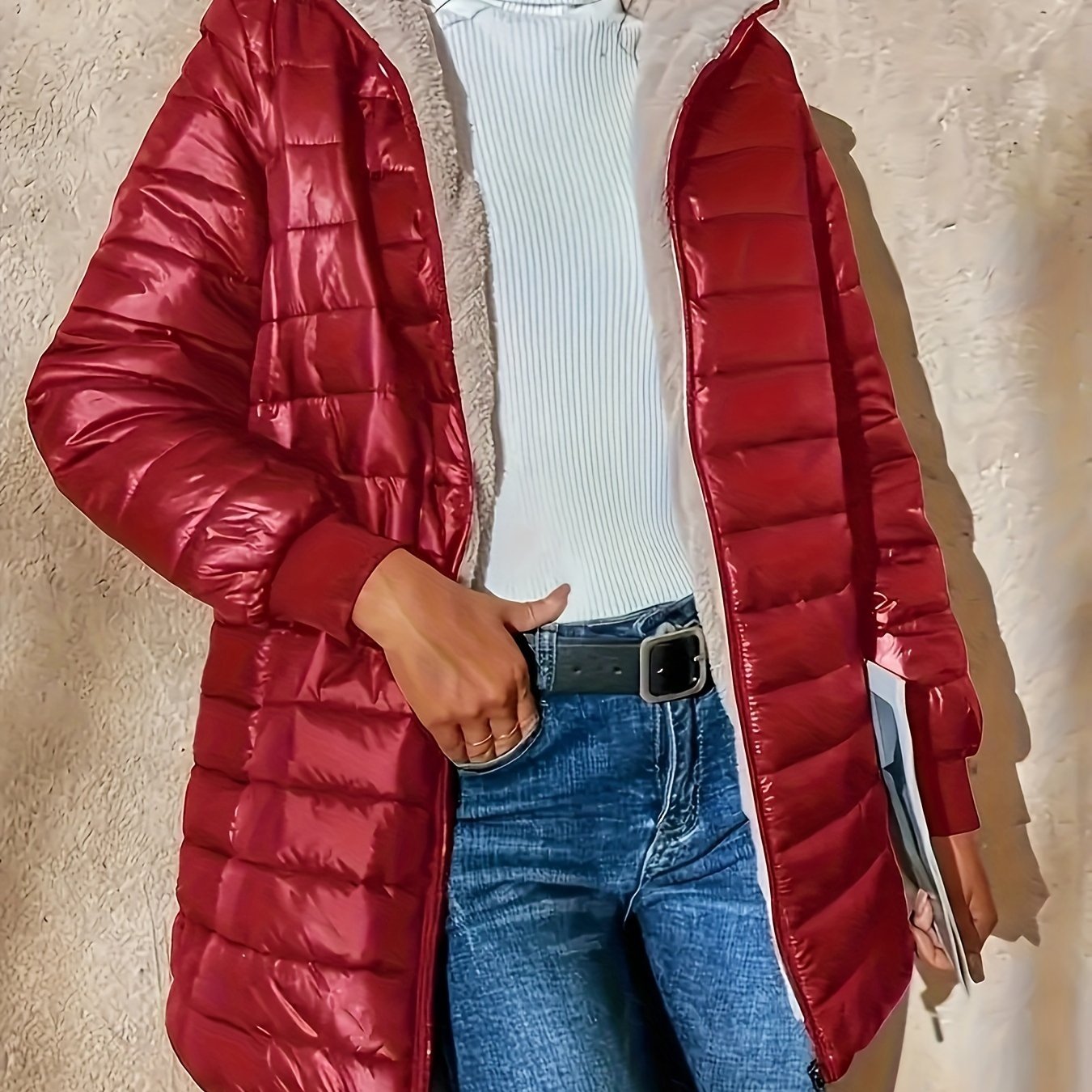 Clara - Warm Winter Hooded Puffer Jacket