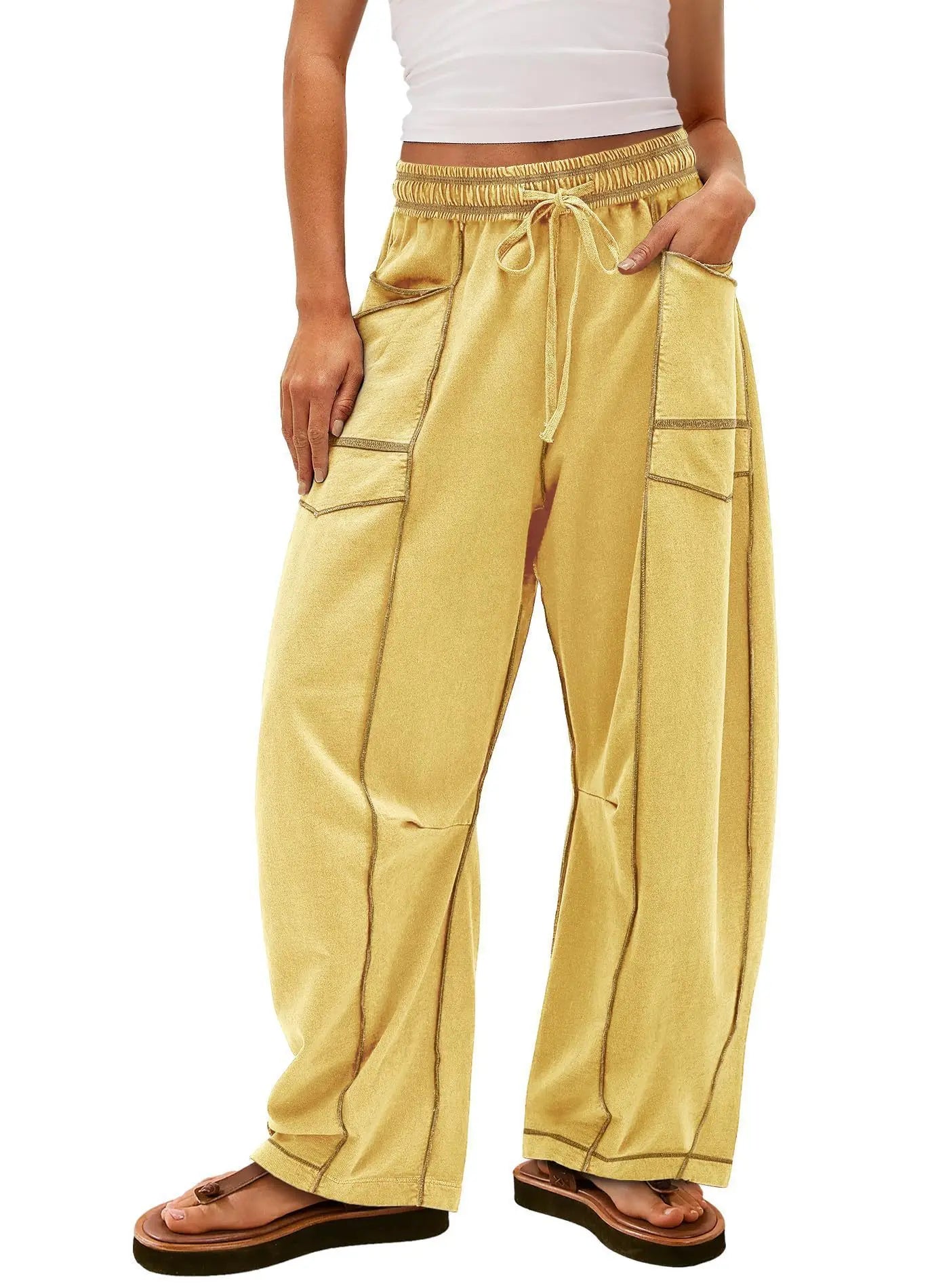 Nova - Wide-Leg Cargo Pants with Pockets
