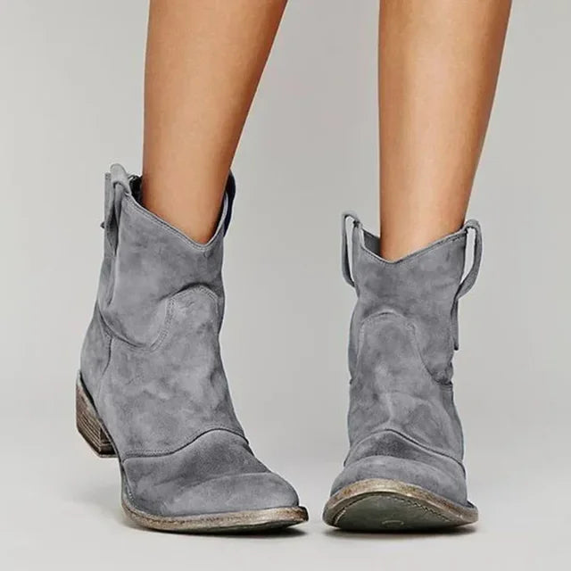 Charlotte | Vintage Western Ankle Boots