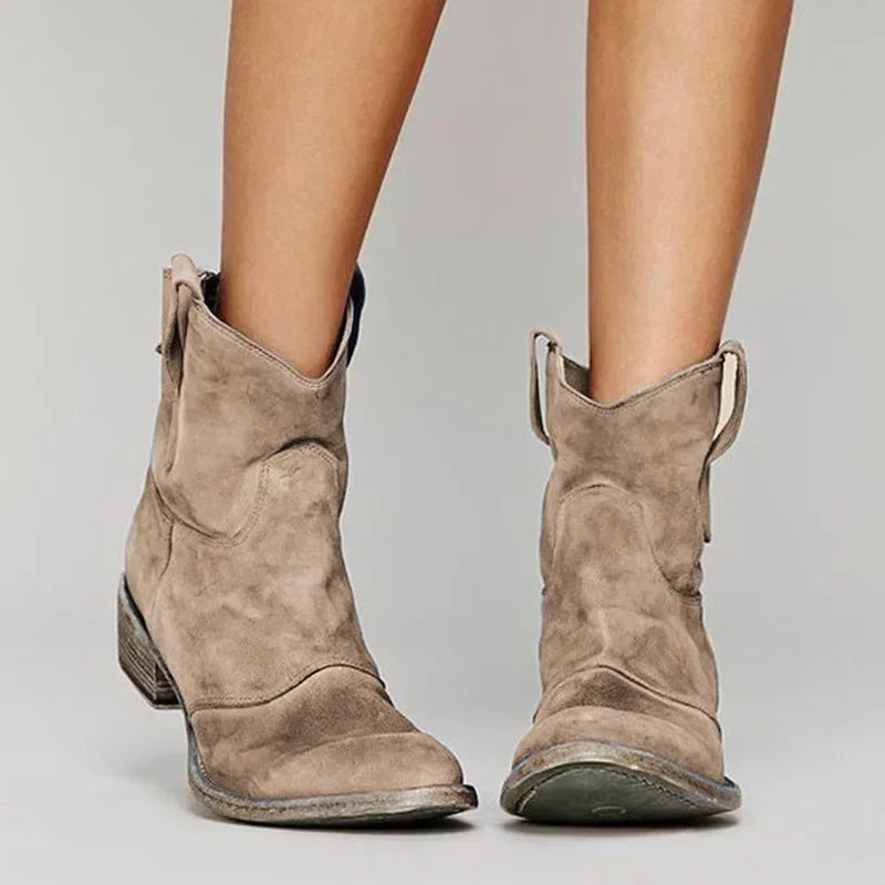 Charlotte | Vintage Western Ankle Boots