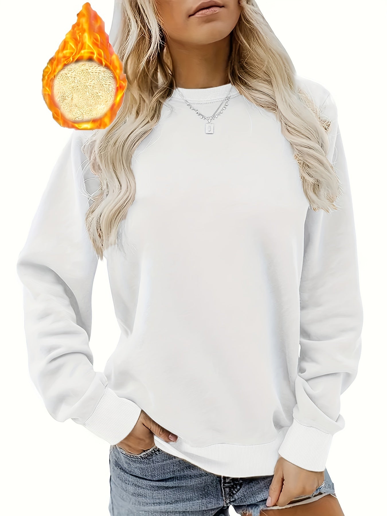 Mila - Winter Pullover Thermal Sweatshirt