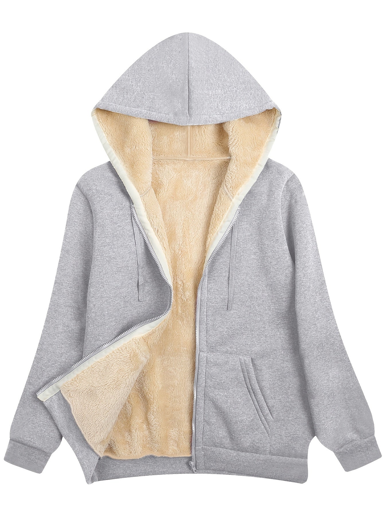 Luna - Warm Zip-Up Jacket with Hood