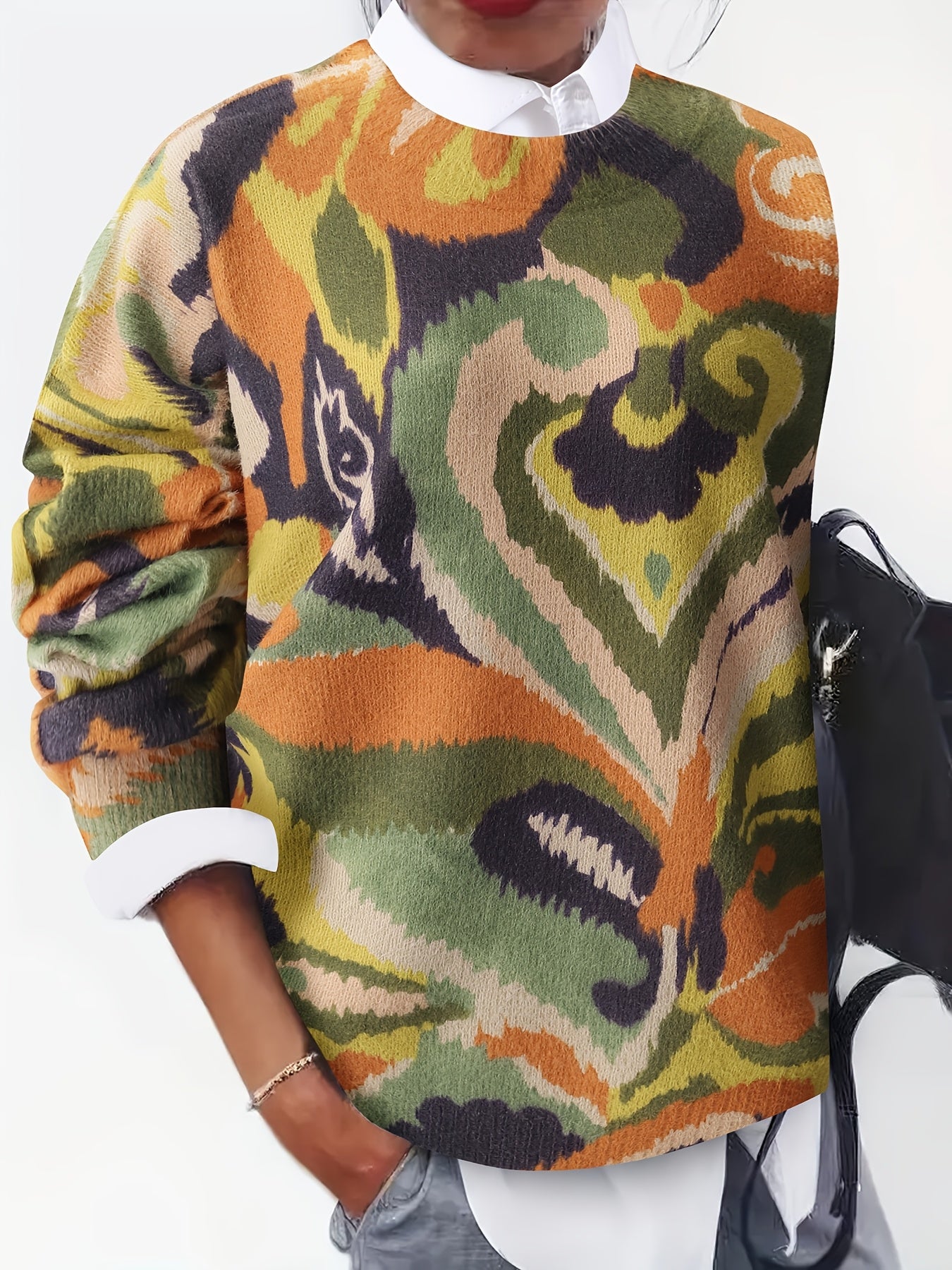 Arielle - Autumn Pattern Sweater