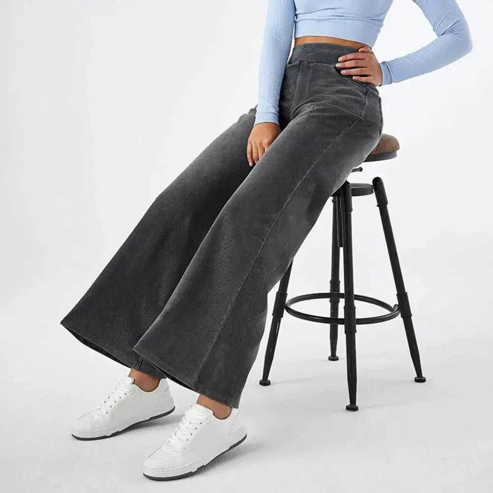 Elena - High-Stretch Wide-Leg Jeans