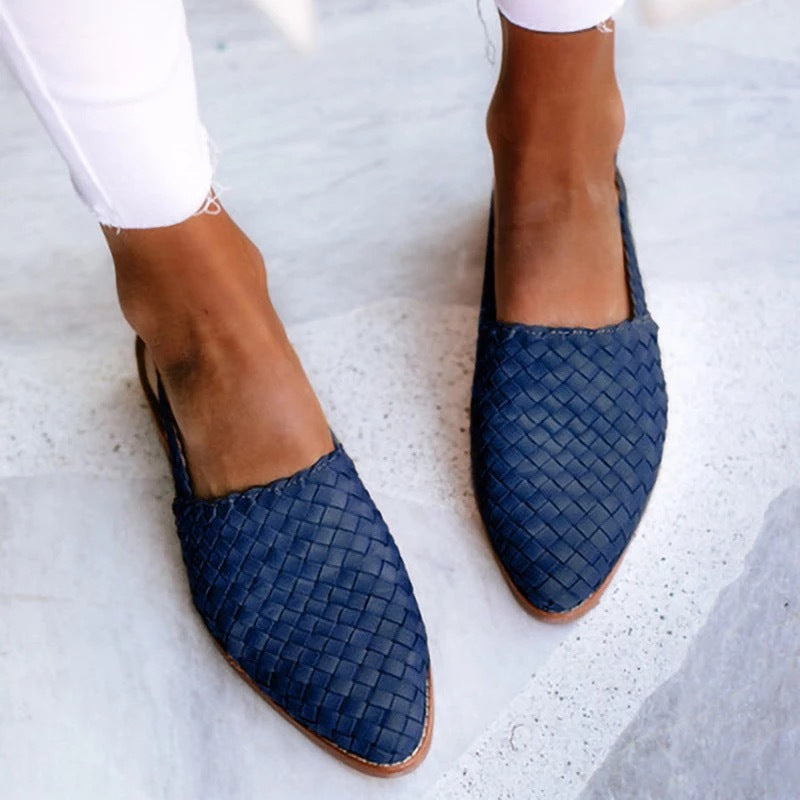 Alondra Woven Slip-On Flats for Women