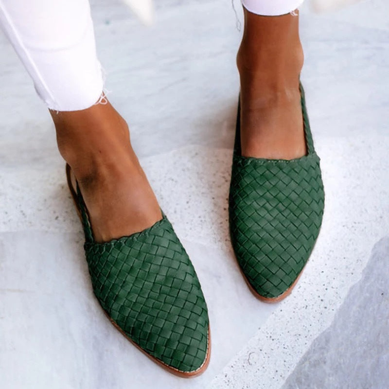 Alondra Woven Slip-On Flats for Women