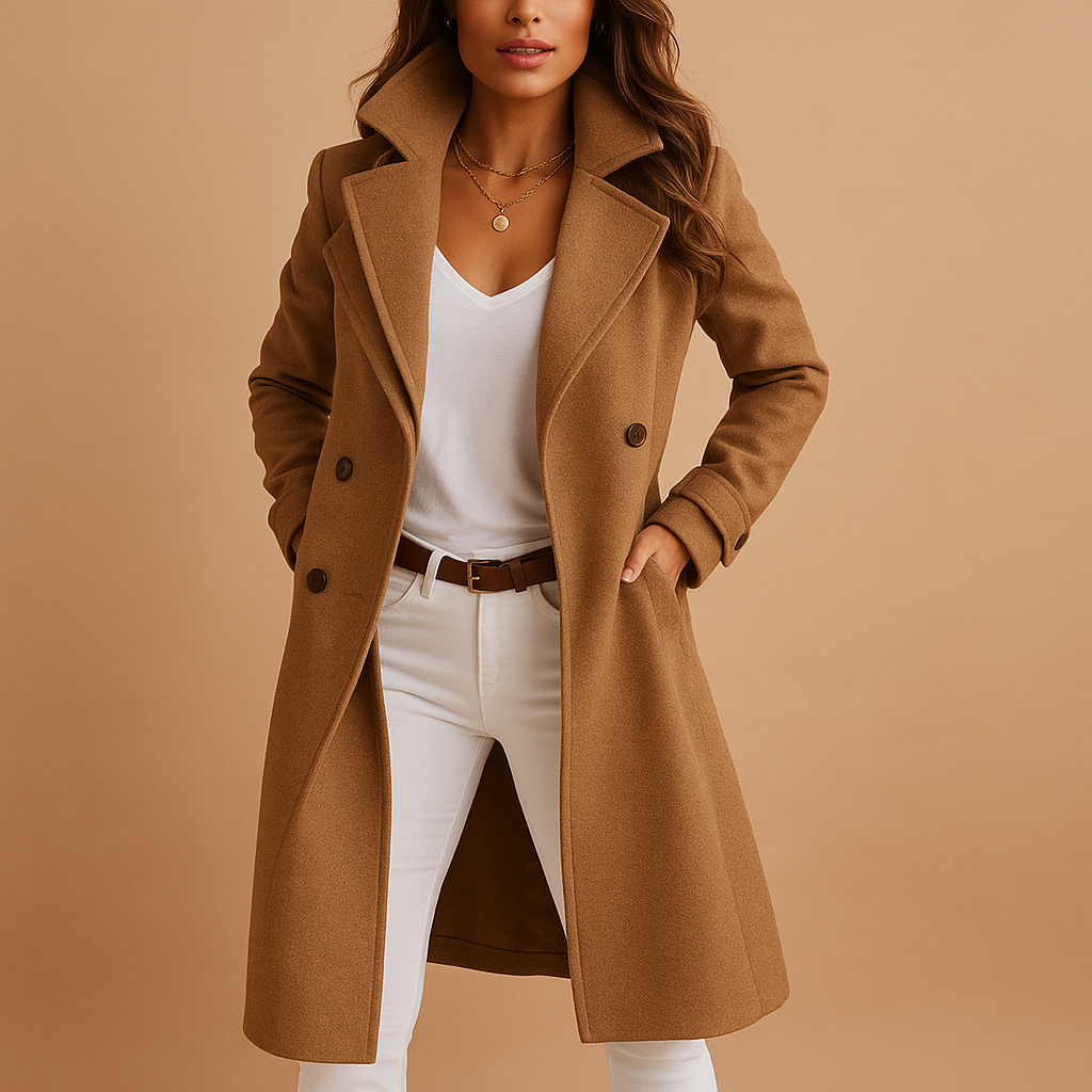 Freya - Classic Long Tailored Coat
