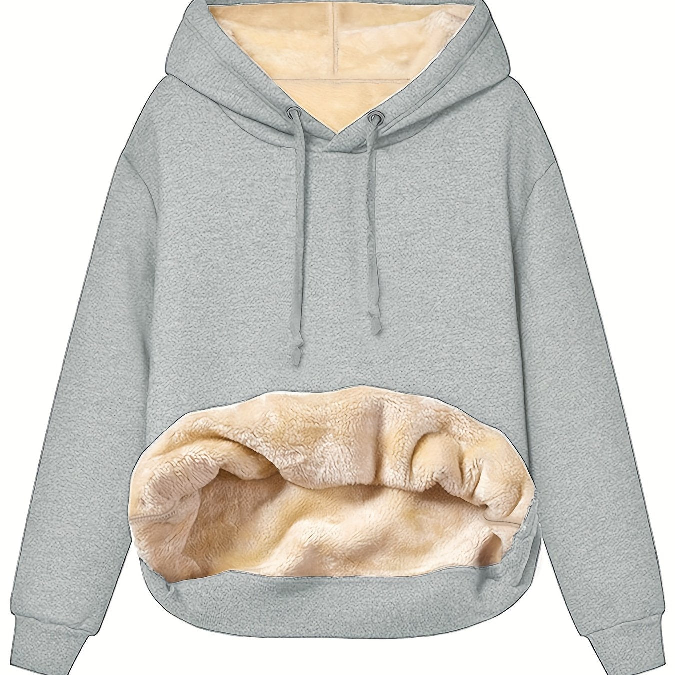 Clara - Winter Pullover Cozy Hoodie with Plush Pocket