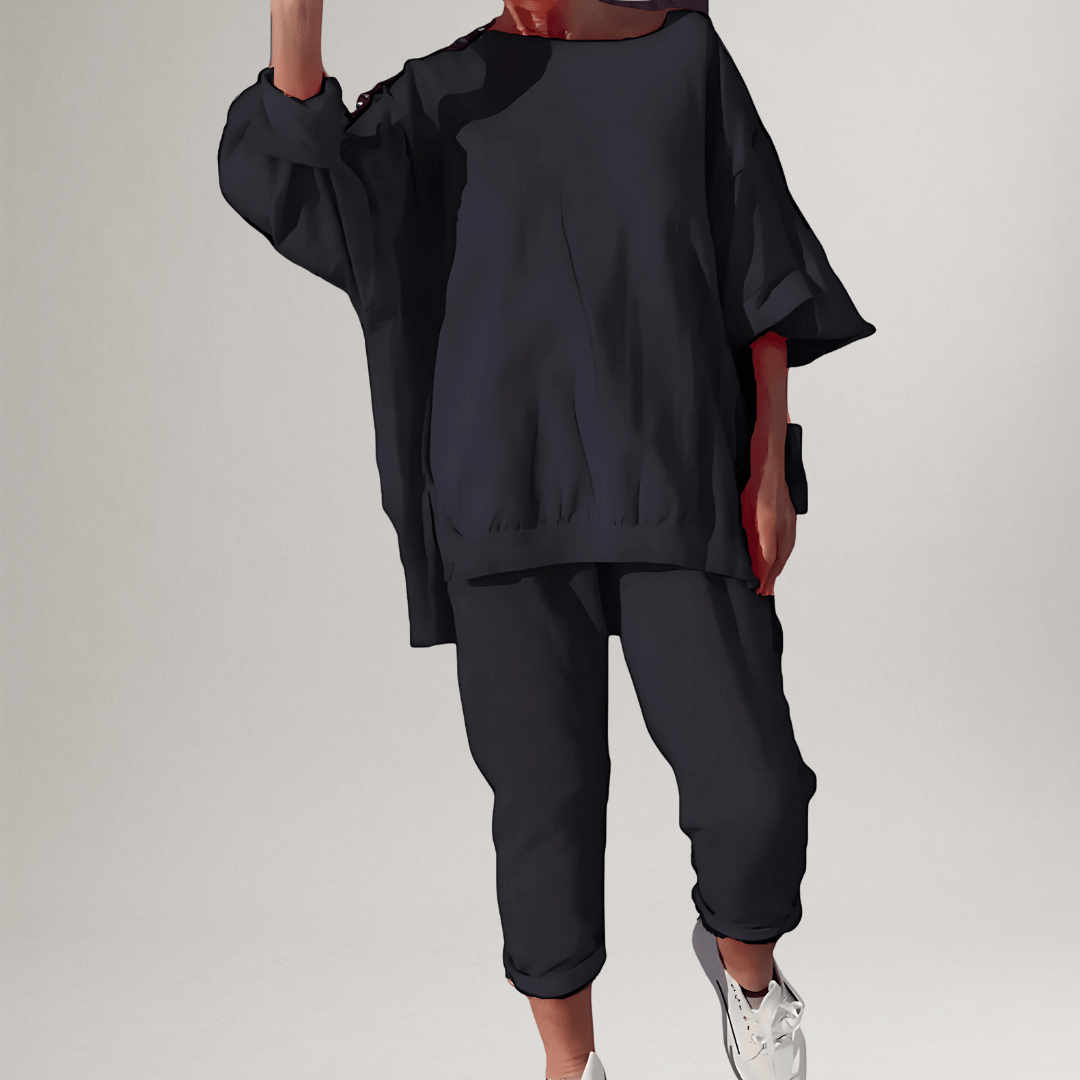 Gianna – Women’s Two-Piece Relaxed Loungewear Set