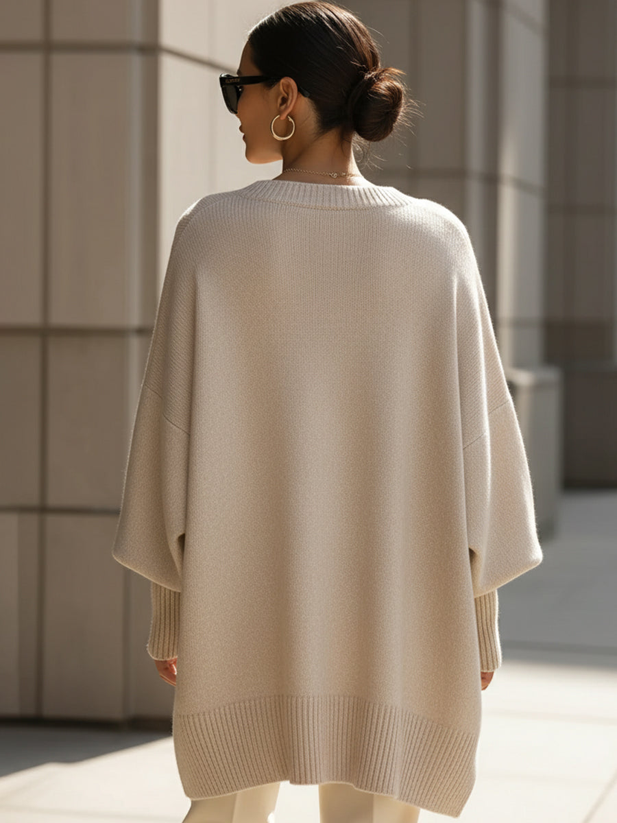 Alina - Elegant Asymmetric Pullover