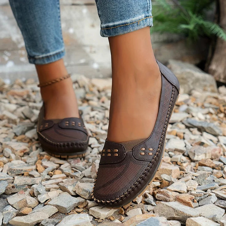 Elora - Casual Slip-On Loafers Comfort Flats