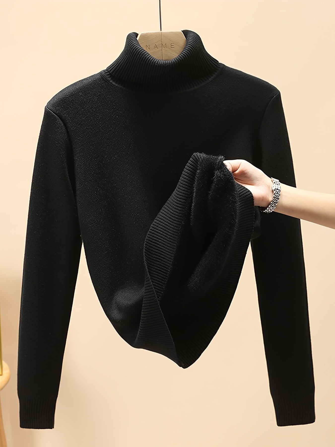 Elena - Thermal Turtleneck Winter Sweater