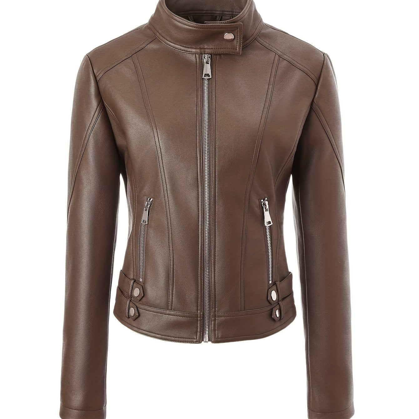 Élodie - Classic Moto-Inspired Jacket