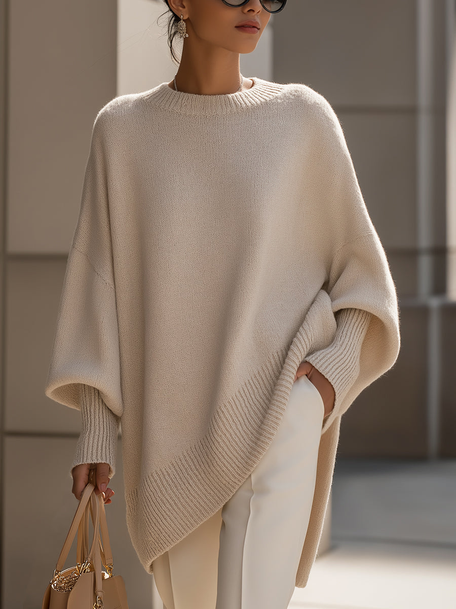 Alina - Elegant Asymmetric Pullover