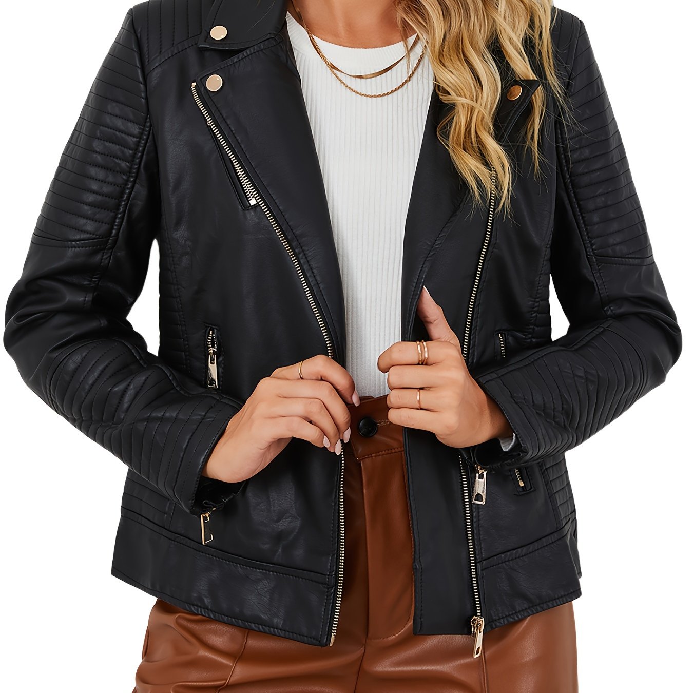 Margaux - Chic Modern Moto Jacket