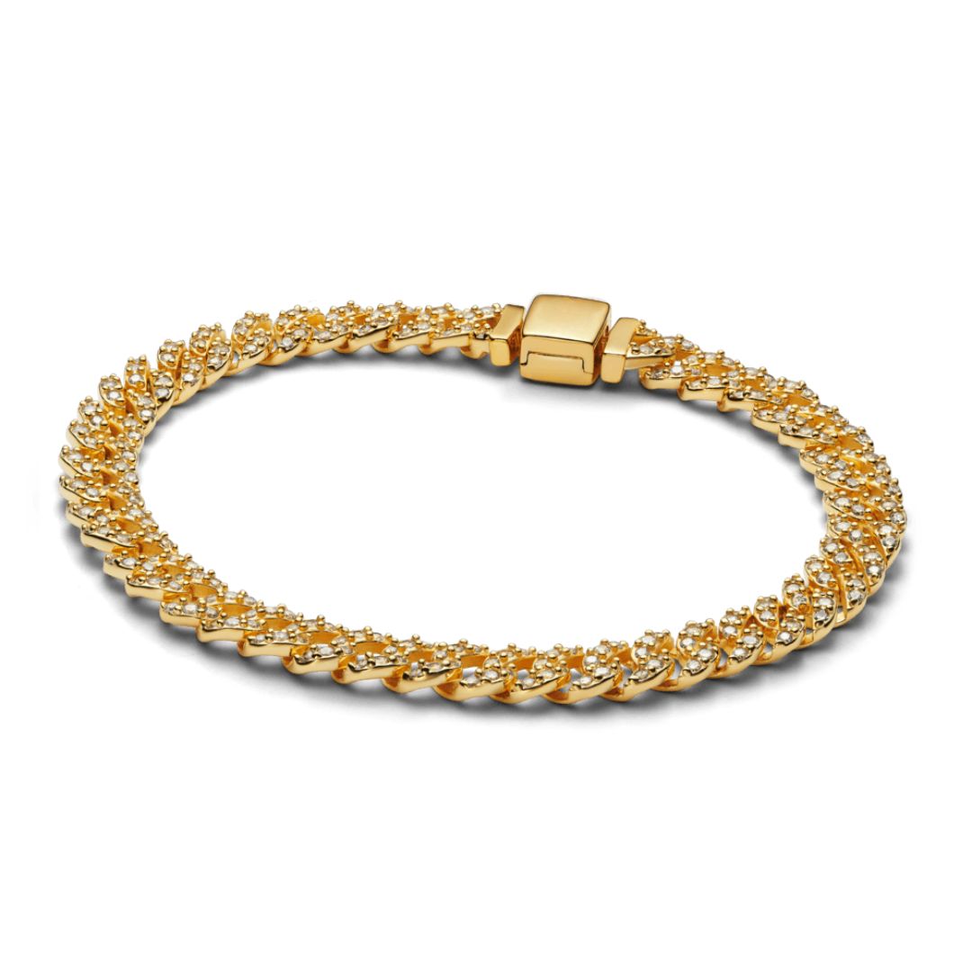 Cuban Bracelet in Moissanite
