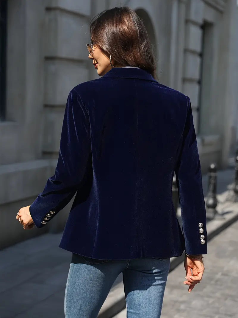 Julissa - Tailored Velvet Blazer