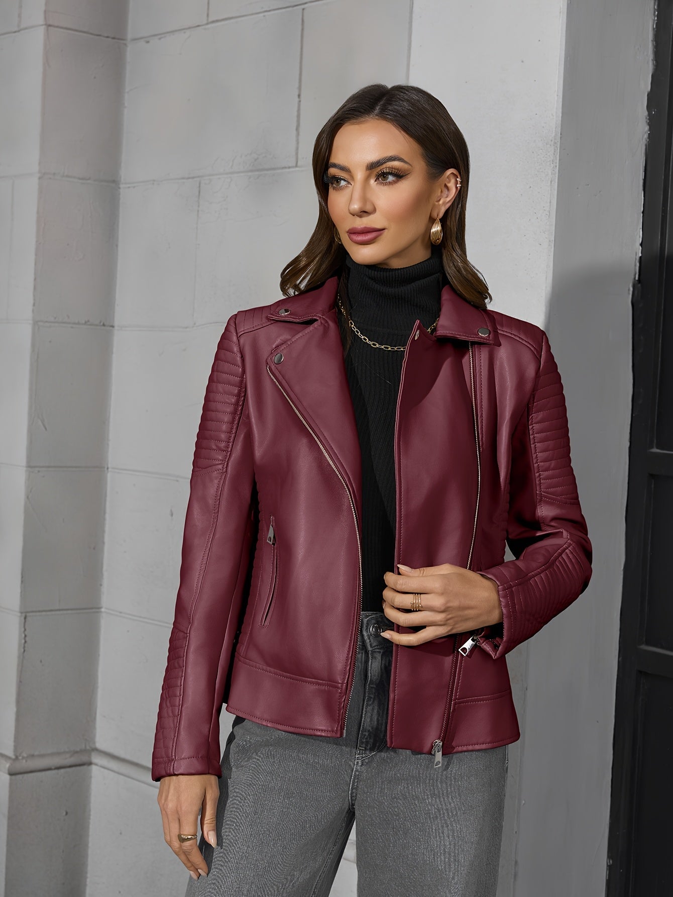 Margaux - Chic Modern Moto Jacket