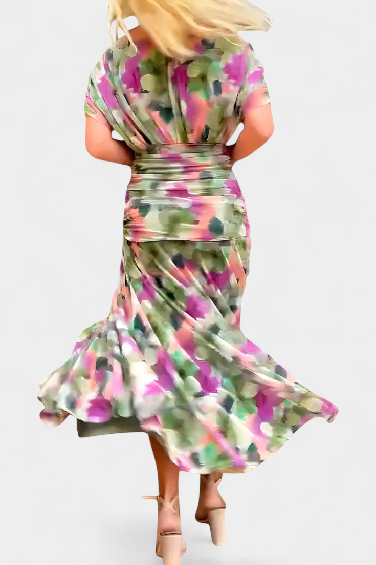Alondra – Elegant Formal Dress with Off-Shoulder Design