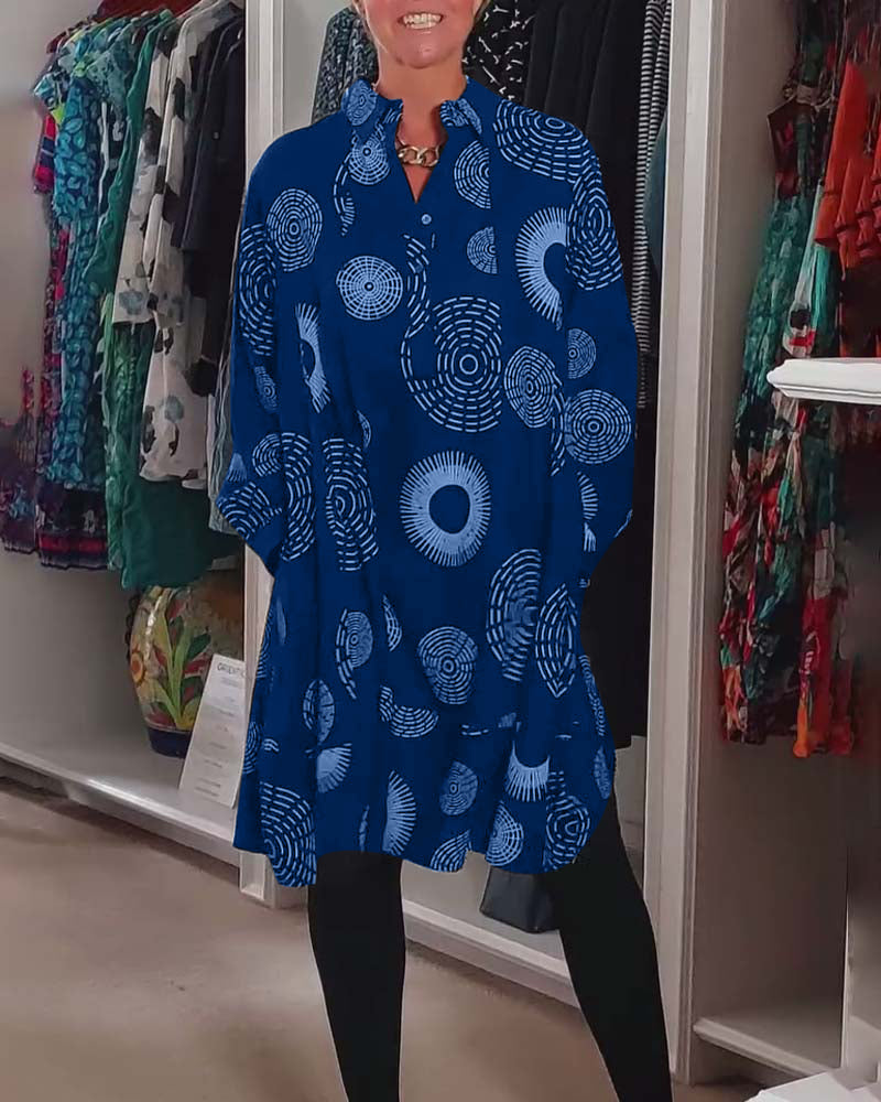 Meliora - Boho Pattern Tunic Dress