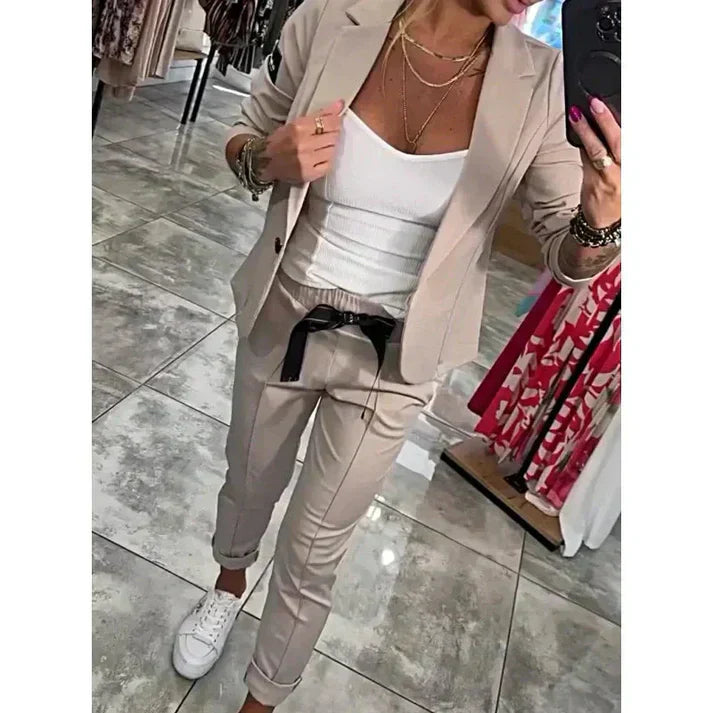 Sofia - Chic Two-Piece Suit Set