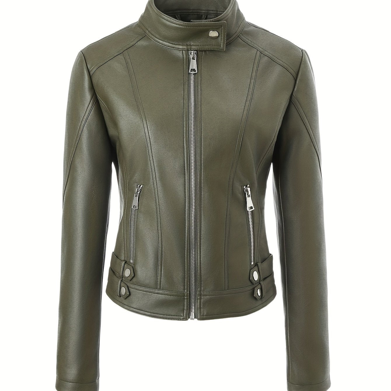 Élodie - Classic Moto-Inspired Jacket