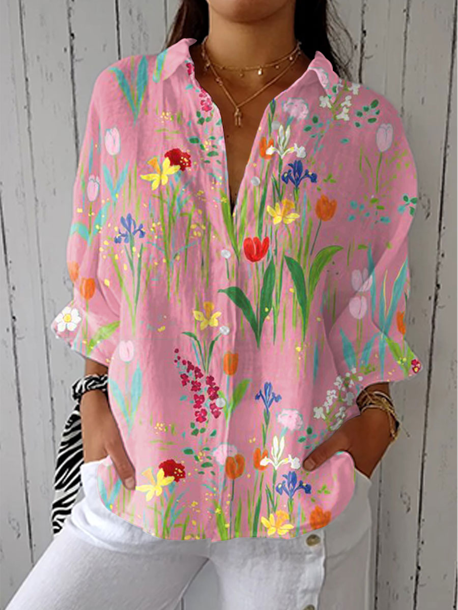 Caroline | Floral Garden Blouse
