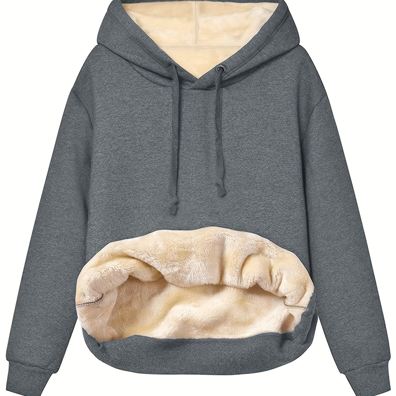 Clara - Winter Pullover Cozy Hoodie with Plush Pocket
