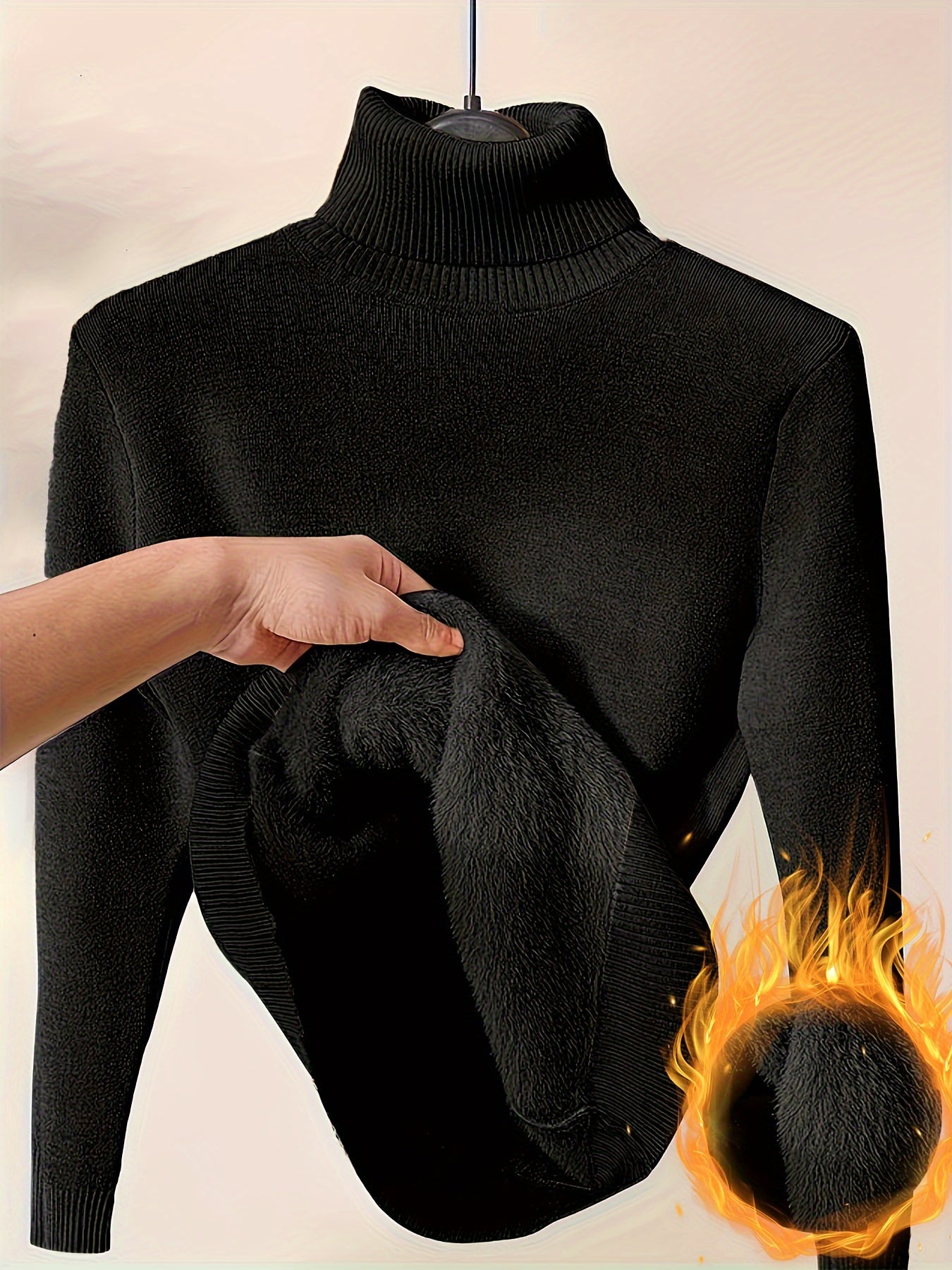 Elena - Thermal Turtleneck Winter Sweater
