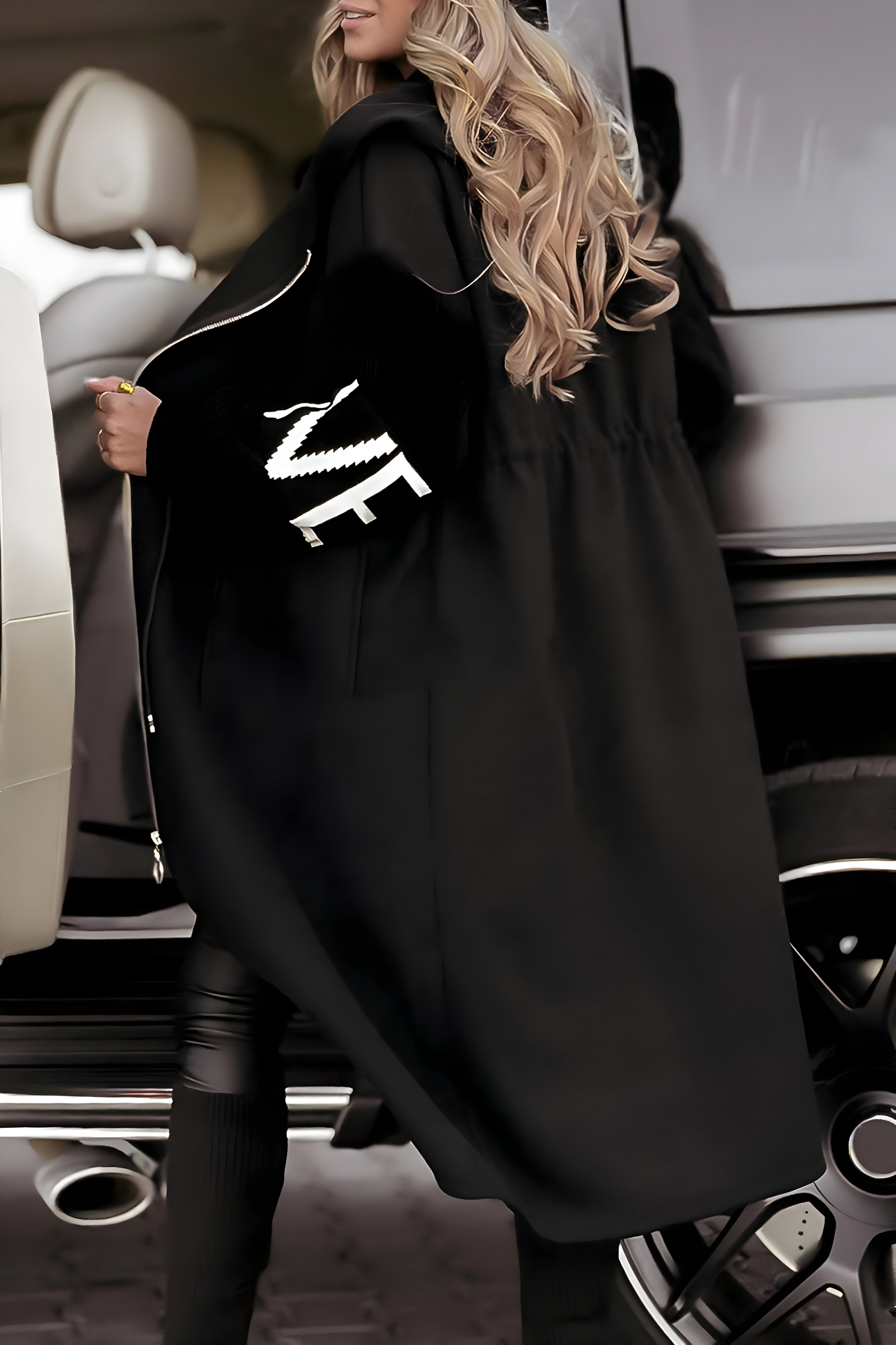 Rosana - Elegant Hooded Coatigan