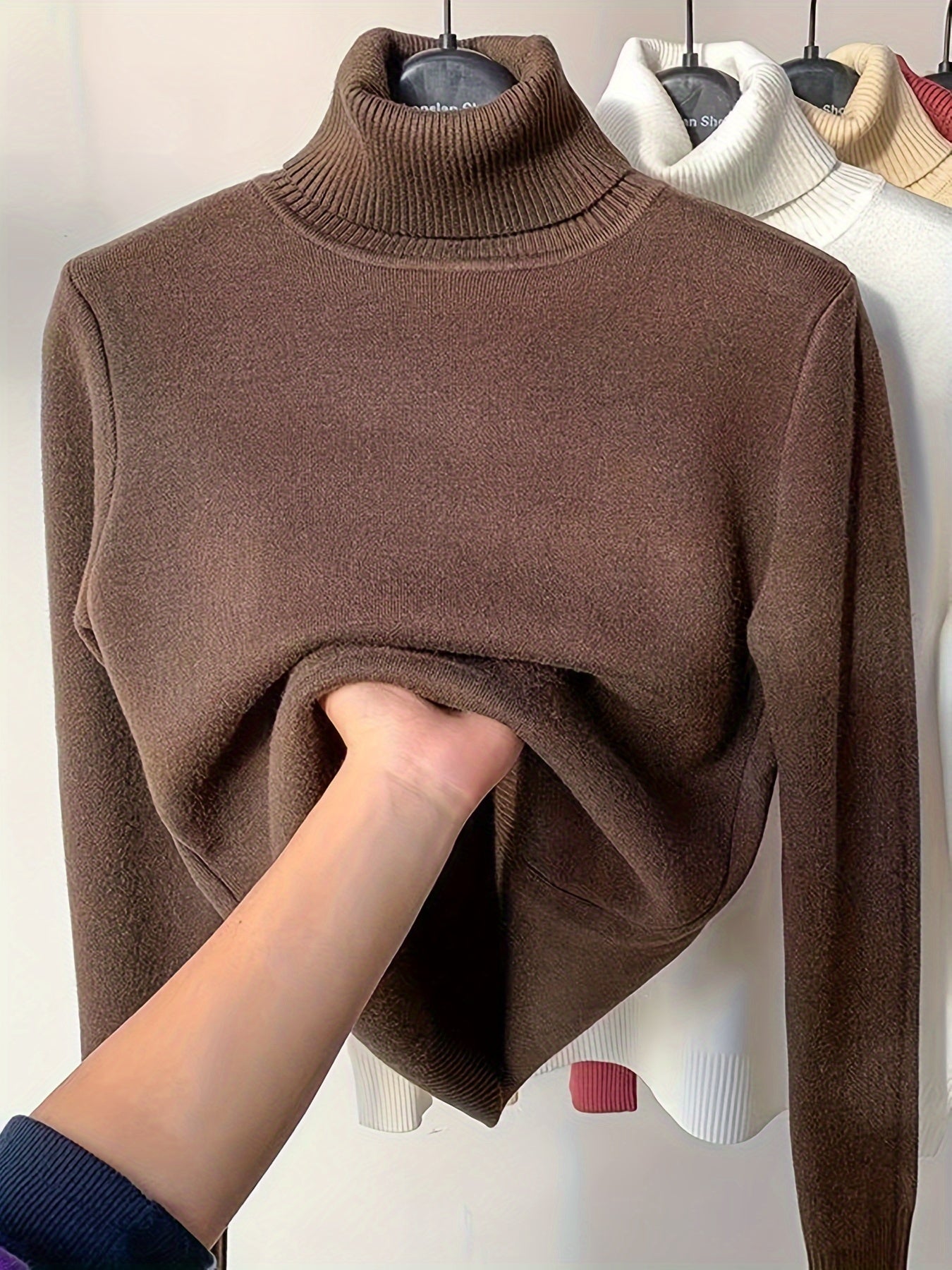 Elena - Thermal Turtleneck Winter Sweater