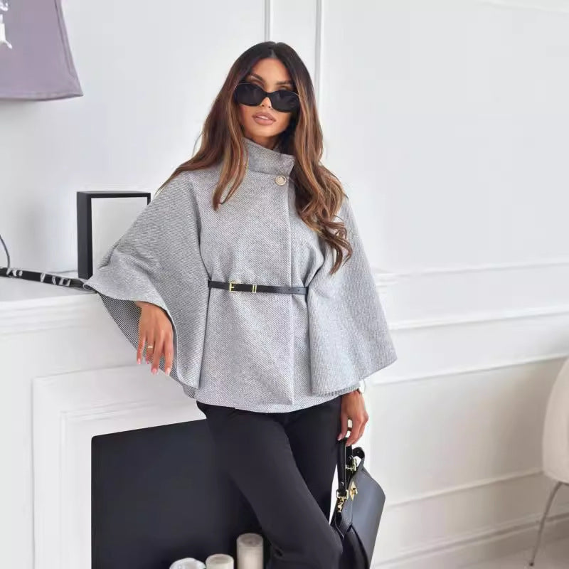Selviora - Belted Cape Top