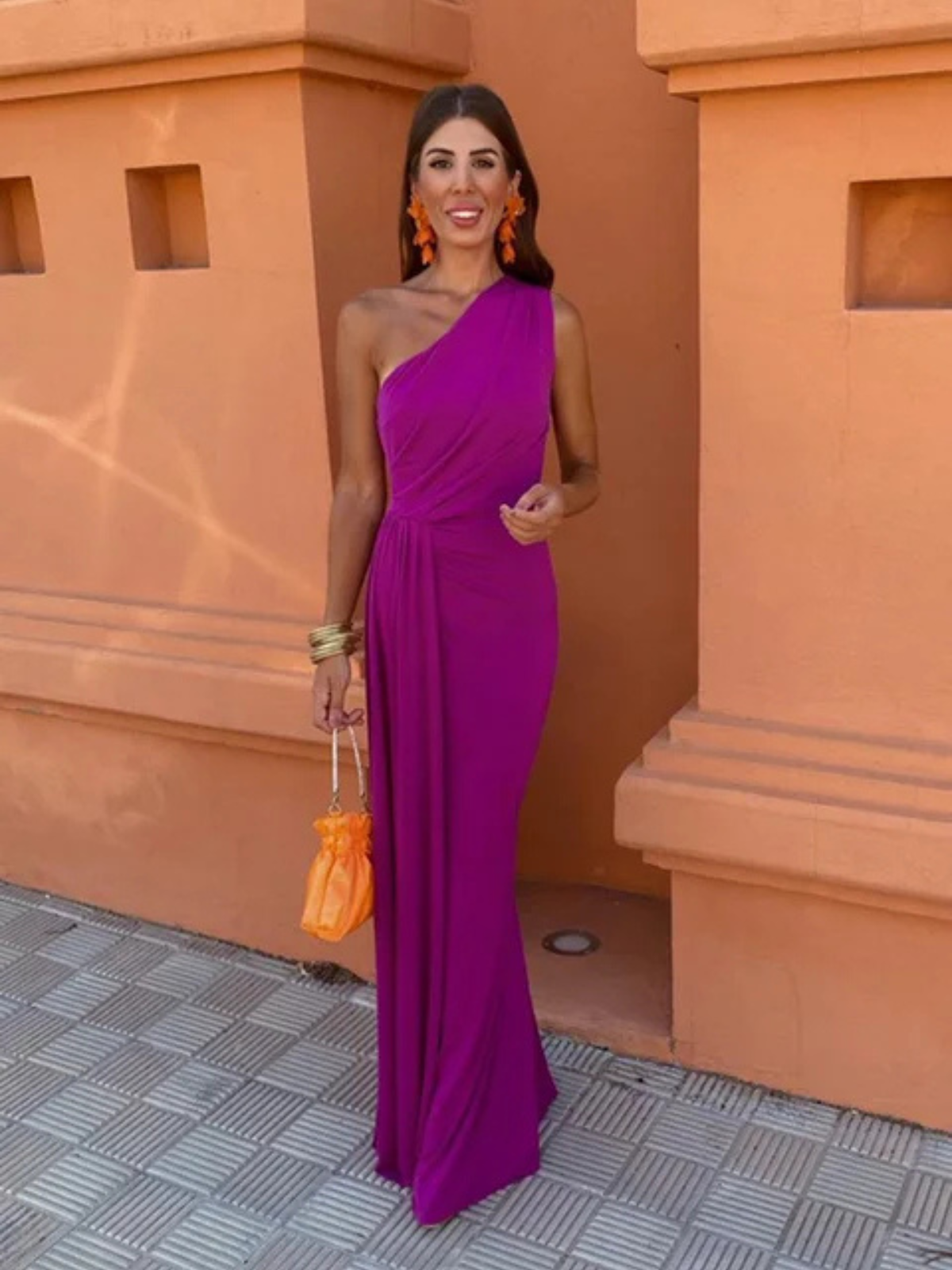 Judith - Asymmetric Maxi Dress