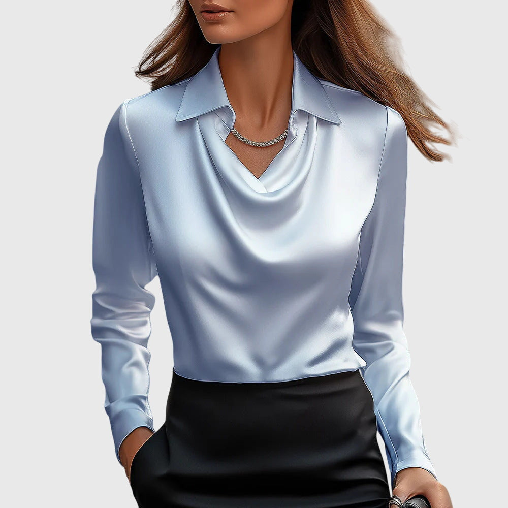 Brooklyn | Elegant Draped Blouse