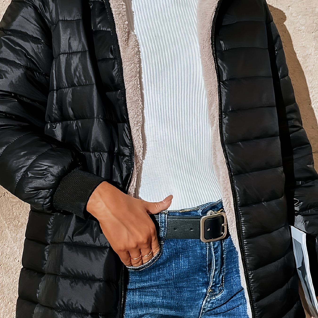 Clara - Warm Winter Hooded Puffer Jacket