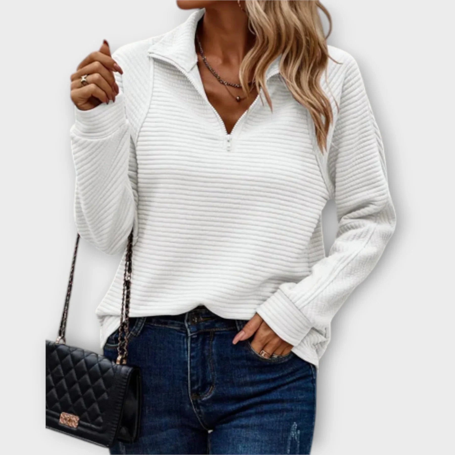 Celine – Halfzip Pullover Sweater