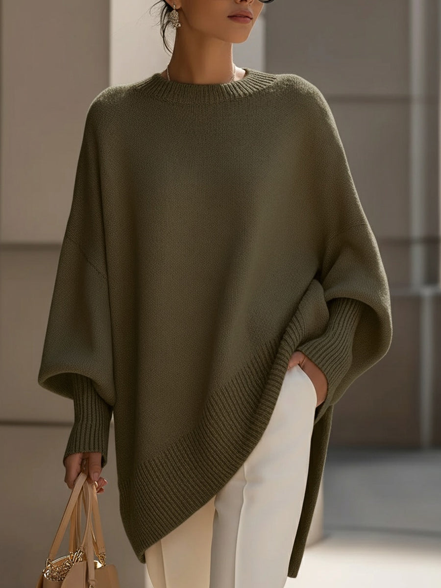 Alina - Elegant Asymmetric Pullover