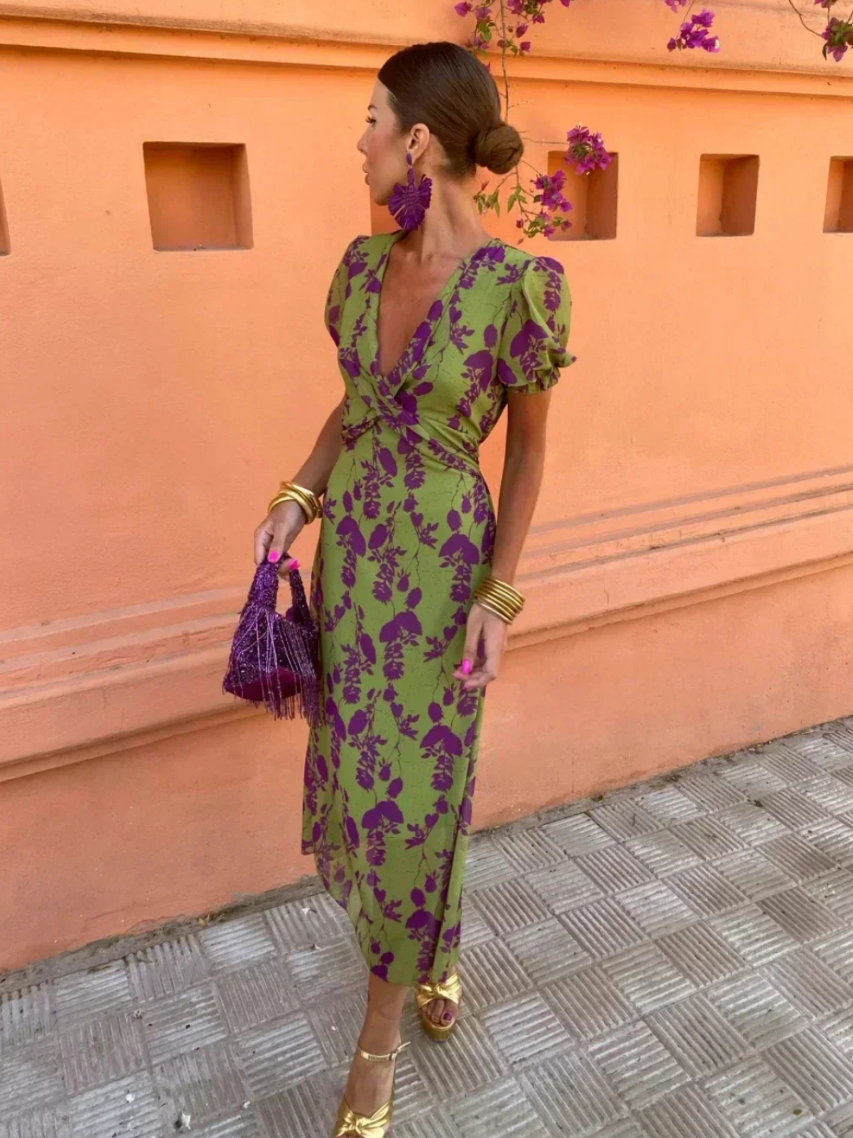 Seraphina - Sophisticated Midi Dress