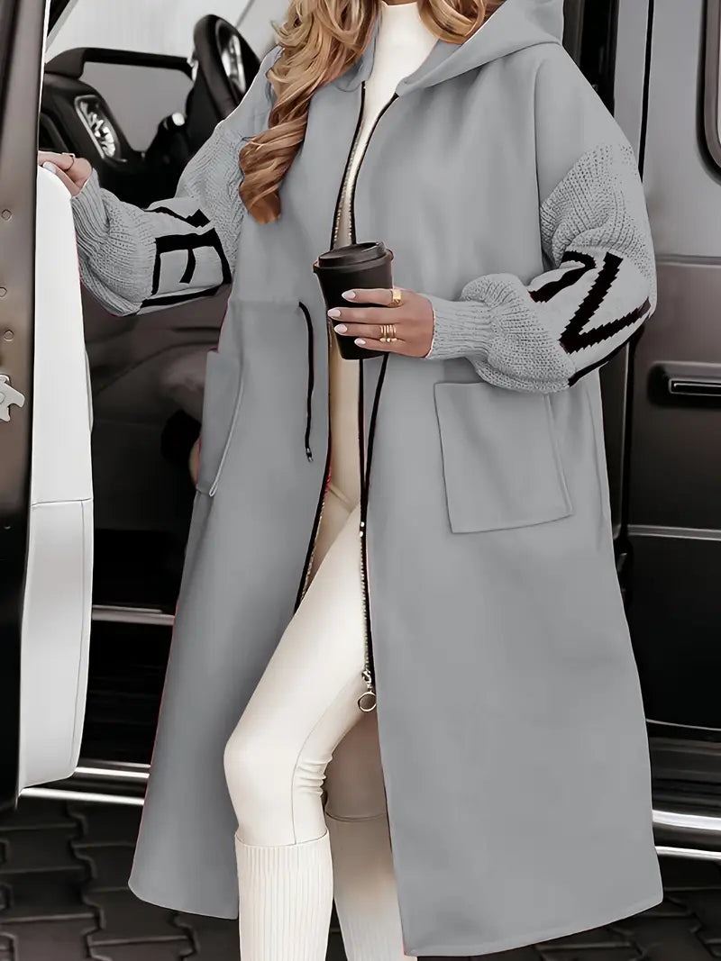 Rosana - Elegant Hooded Coatigan