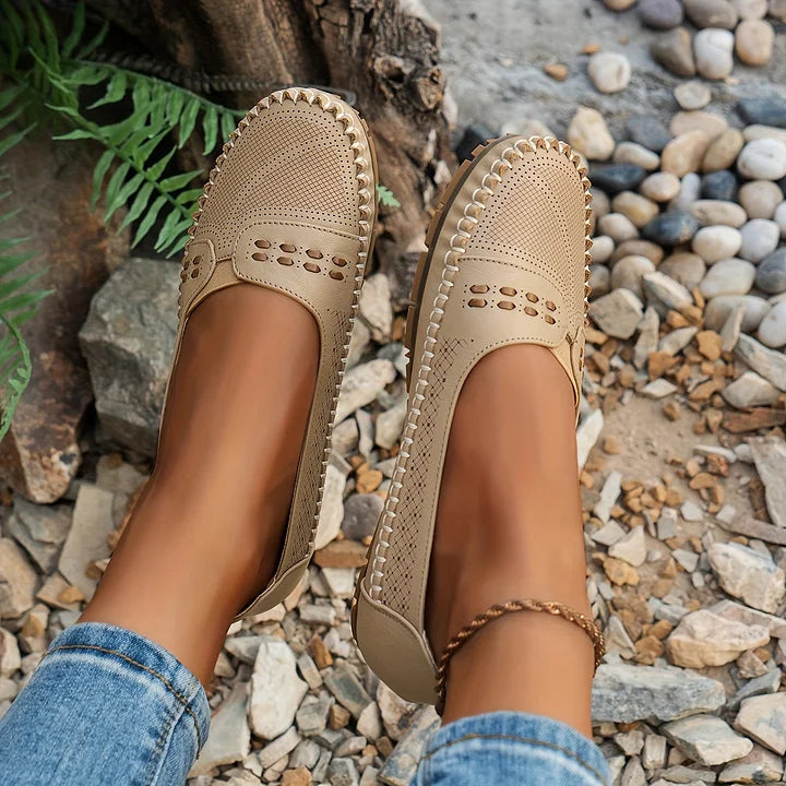 Elora - Casual Slip-On Loafers Comfort Flats